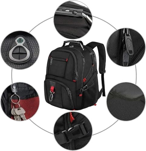 MATEIN Extra Large Backpack 55L, 18.4 Inch Travel Laptop Backpack for Men — view 6