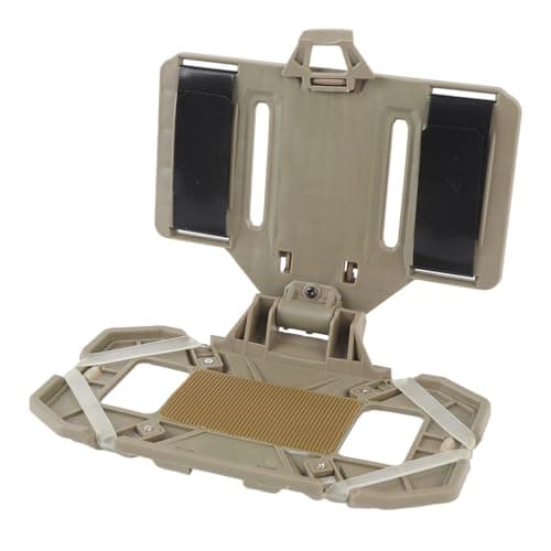 Sxhlseller Foldable Smartphone Holder for Navigation Dashboard, Portable Chest Mount for Workout, for Outdoor Phone for 4.7 to 6.7 Inch Screen Size (Khaki) — view 5