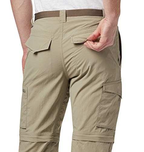 Columbia Men’s 2in1 Hiking Trousers, SILVER RIDGE CONVERTIBLE PANTS, Nylon, Tusk, Size: 30, AM8004 — view 4