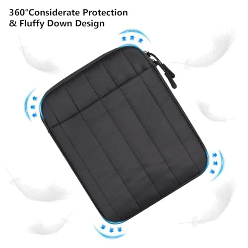 Puffy Sleeve Pouch for 6.8-7 Inch eReader/eBook (Black) — view 3