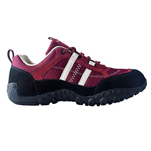Knixmax Women's Walking Shoes, Lightweight Trainers, Wine Red UK 9/EU 42 — view 3