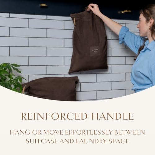 Hayden Hill Luxury Organic Cotton Travel Laundry Bags, Small & Large 2 Pack — view 4