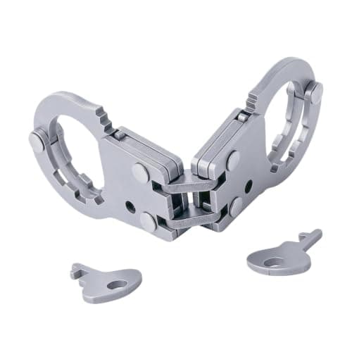 Metal Handcuffs for Grownups Realistic Pretend Play Relaxing with Keys