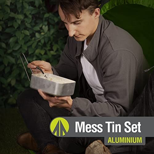 Summit Set of 2 Nesting Aluminium Mess Tins for Camping & Cooking — view 4