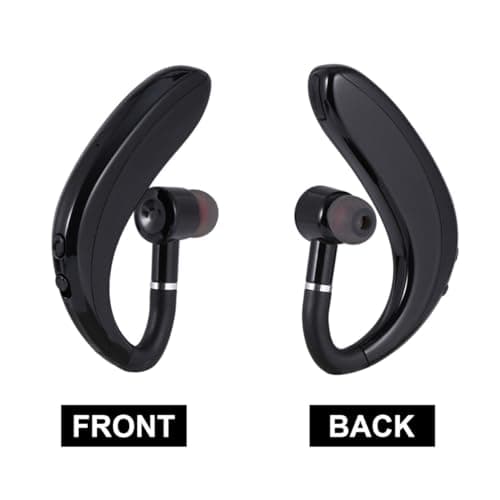 JUMPLAWN Driving Earphone Single Ear with Long Battery Life and Lightweight Design, Black Plastic Running and Workout Earpiece for Comfortable Use — view 6