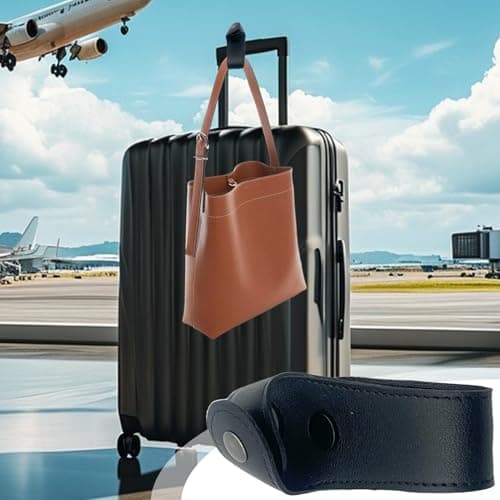 Luggage Belt Strap - Secure Attachment Strap, Small Buckle Design, Faux Leather Travel Accessory | Packing Organizer for Cruise, Laptop Tablet Camera Messenger Gym Bag Use, Multi-Purpose Fit — view 4