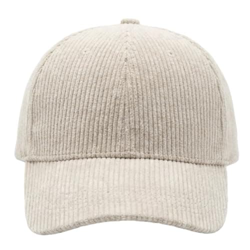 howkuhat Unisex Cotton Baseball Cap Sports Sun Hat Winter Warm Wide Brim Adjustable Outdoor Travel Cap(UK, Alpha, One Size, Beige) — view 5