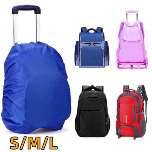 ZRHWSPD Waterproof Backpack Cover 1pcs Waterproof Backpack Cover With Coating Resistant Rain Snow Protection For Travel Outdoor(Beige,M) — view 4