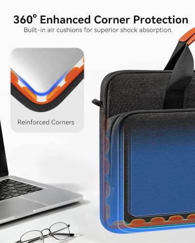 bagasin 17 17.3 18 Inch Laptop Bag with Corner and Edge Protection — view 3