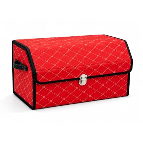 plastific Car Boot Organiser Multi Compartment Trunk Tidy Bag