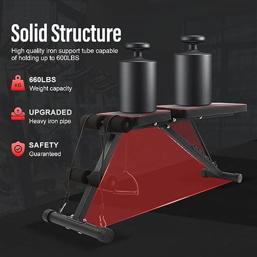 Panana Adjustable Weight Bench, Foldable Gym Bench for Home Workouts — view 5