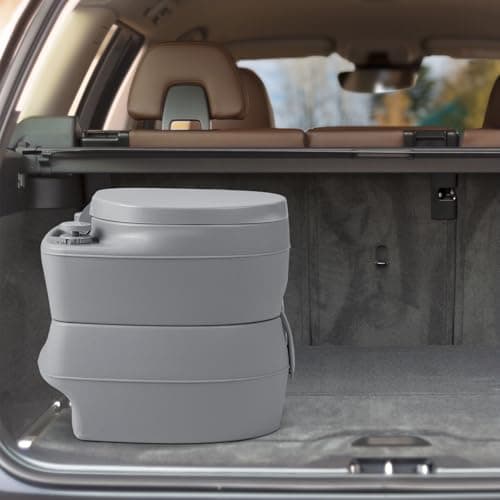 TANGZON 20L Portable Camping Toilet Porta Potty with Flush Pump — view 3