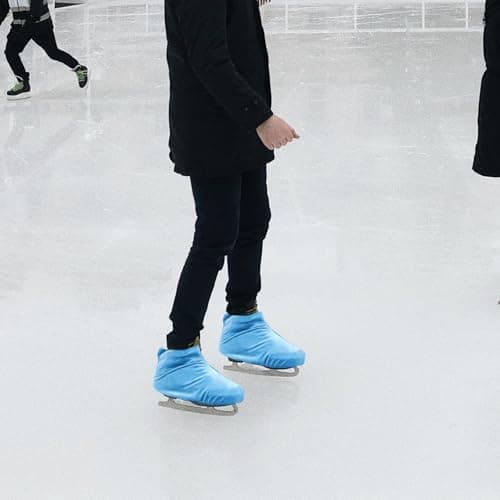 Blue Skate Boot Covers, Polyester Wear Resistant Protection for Skates — view 6