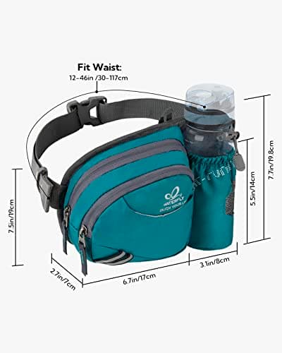 Waterfly Bum Bag Waist Fanny Pack with Water Bottle Holder — view 2