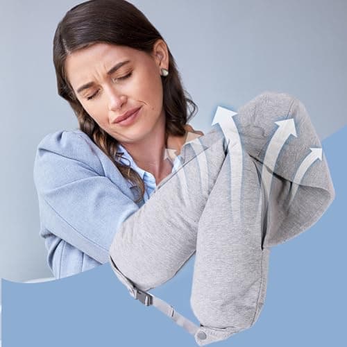 Neck Pillow for Traveling Soft Packable Fillable Design, Storage Bag — view 3