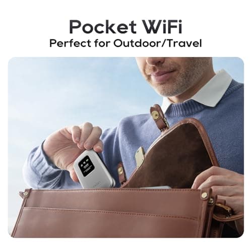 Portable Mobile Hotspot–eSIM Global WiFi Hotspot,No SIM Card/Contract Needed, 16Devices,180+ Countries, Compact Wireless Router for International Trips & Business 【Free 15 days of 5GB data in UK】 — view 5