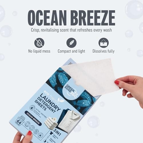 Green Edge 360 Laundry Detergent Sheets | Washing Strips | Up to 64 Loads — view 2