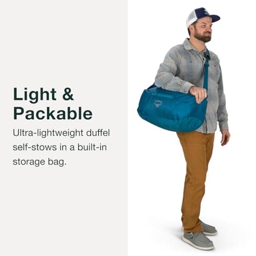 Osprey Ultralight Stuff Travel Accessories, Duffel, 30L, Black — view 3