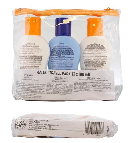 Malibu Sun Travel Essentials with SPF 15 & 20 and Aftersun, 3 x 100ml — view 2