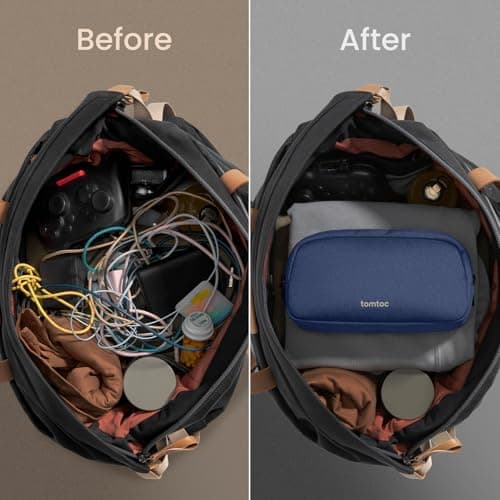 tomtoc Electronics Organizer Travel Case, Cable Organizer for Essentials — view 5