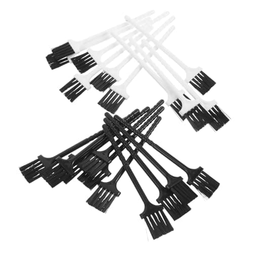 Electric Razor Cleaning Brush 20 Pack Nylon Long Handle Assorted