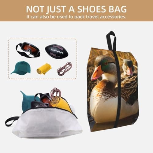 Shoe Bags For Travel Large Waterproof Travel Shoe Bag With Handle, 1 PC — view 5