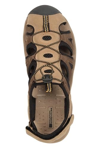 Mountain Warehouse Bay Reef Mens Shandals - Synthetic Upper Shoes, Neoprene Lining Sandals, Lightweight, Cushioned Foam Footwear - Spring Summer, Walking, Travel Brown 9 — view 5