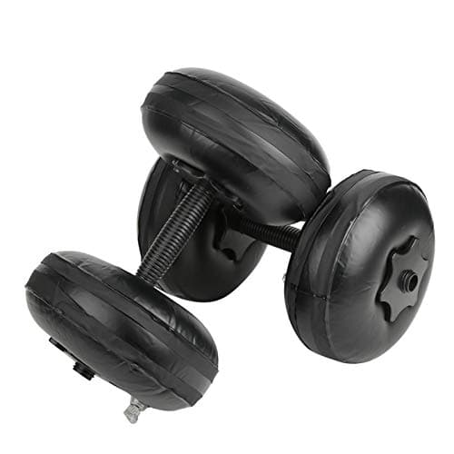 Water Dumbbell, Portable Water Filled Adjustable Dumbbell Barbell Weights Set, Travel Weights Water-Filled Barbells Eco-Friendly Fitness Equipment for Shaping and Fitness — view 3