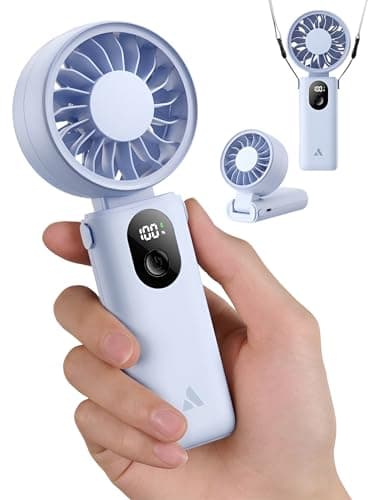 Aecooly Mighty Portable Handheld Fan,20H Max Cooling,3 Flexible Modes