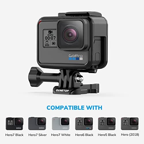 Sametop Case Housing Frame Mount Accessories for GoPro Hero 7 6 5 Cameras — view 3