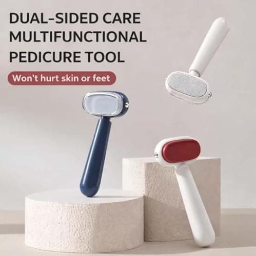 2PCS Double-Sided Foot Scraper for Callus Removal — view 2