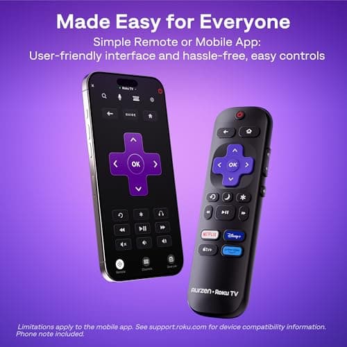 Aurzen Roku TV Projector for Bedroom, Roku Streaming Experience Built-in — view 5