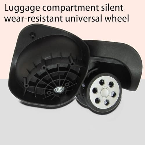 PLCPDM 1 Pair A191 Swiveling Luggage Suitcase Brake Wheel Repair Accessories Portable Travel Luggage Smooth Travel Suitcase Replacement — view 6