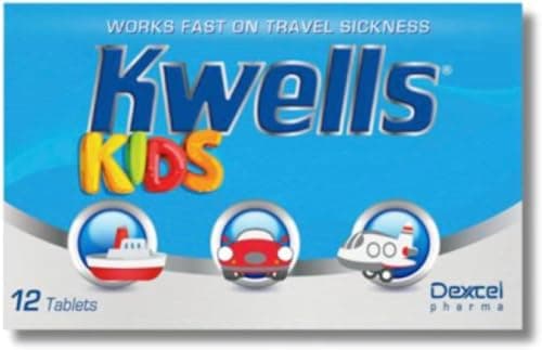 Travel Sickness for Kids Relief – for Nausea & Motion Discomfort X1 Pack of 12's