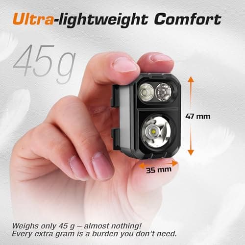 EverBrite Rechargeable LED Head Torch, Grey — view 3