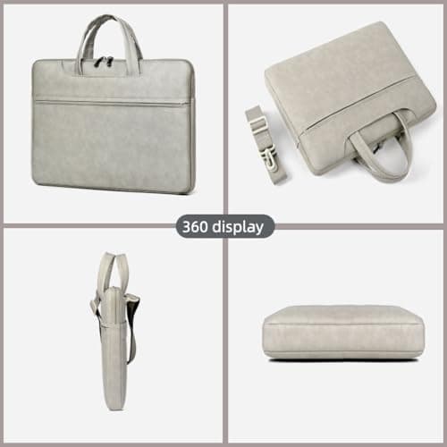 KCA_S3 Pink Stylish Laptop Briefcase 15-16 Inch ONLY MacBook Pro 15 16 M1 M2 M3 Pro Max Dell XPS 15 Inspiron HP Spectre x360 Victus Lenovo Legion IdeaPad ASUS VivoBook ZenBook Pro Acer Aspire Women — view 5