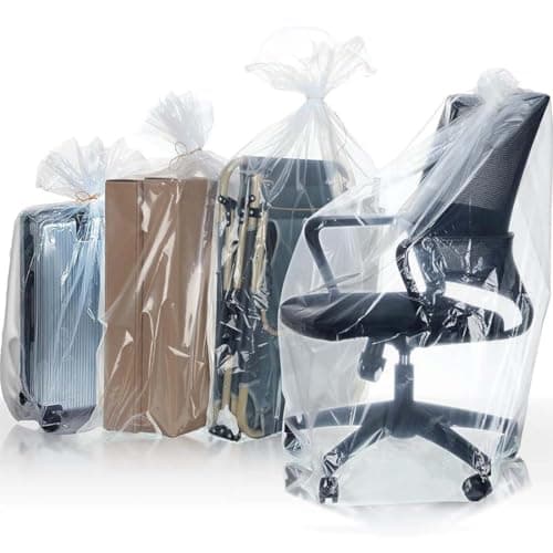 Generic Extra Large Clear Plastic Storage Bags 4Pcs 40x60In 100x152CM Heavy Duty Reusable Jumbo Bags for Moving Storage Furniture Luggage Home UK — view 6