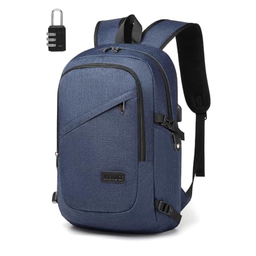 Kono Laptop Backpack School Bag Anti Theft Rucksack for Men Navy