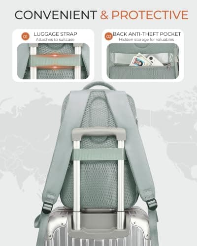 Yankony Ryanair Cabin Bags 40x30x20 Underseat, Travel Backpack Cabin Size — view 5