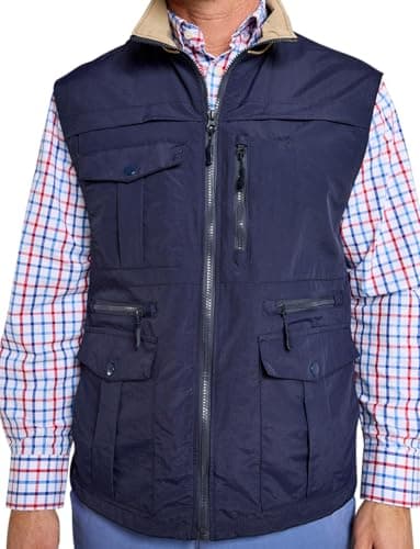 Pegasus Men's Lightweight Nylon Multi Pocket Travel Gilet, Breathable Mesh Lined & Quick Dry Sleeveless Utility Vest — view 5
