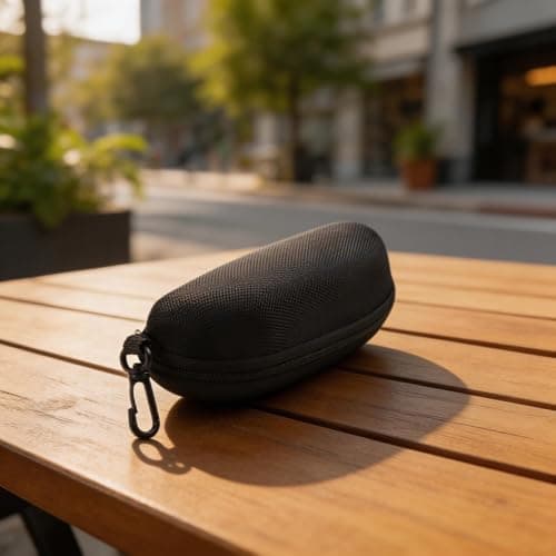 Glasses Case and Accessory Set, Hard Shell Zipper — view 3