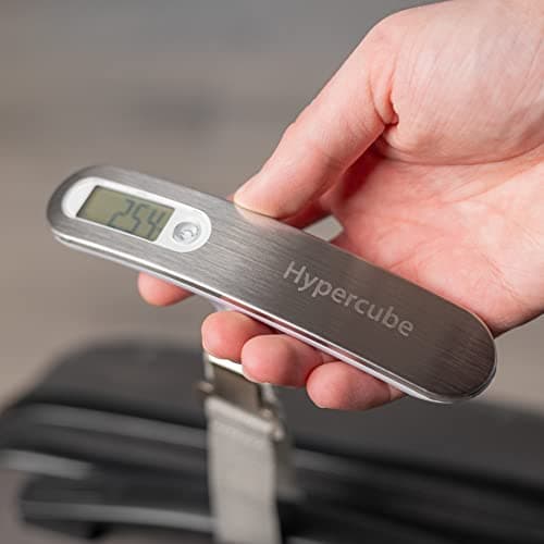 Hypercube Luggage Scale Portable Digital Weight Scale for Travel Suitcase Weigher with Tare Function 110 Lb/ 50Kg Capacity Grey — view 4