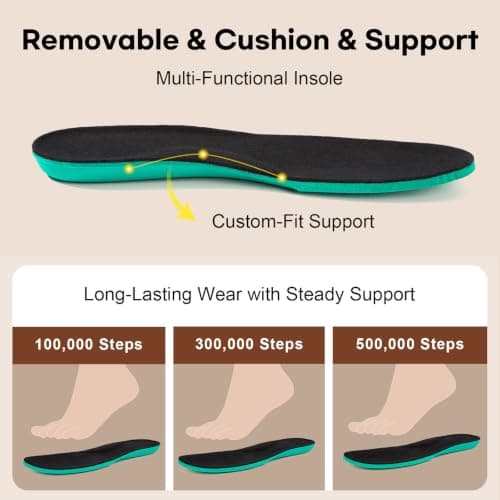 LongBay Mens Slippers Indoor Outdoor Memory Foam House Shoes Black 12 UK — view 3