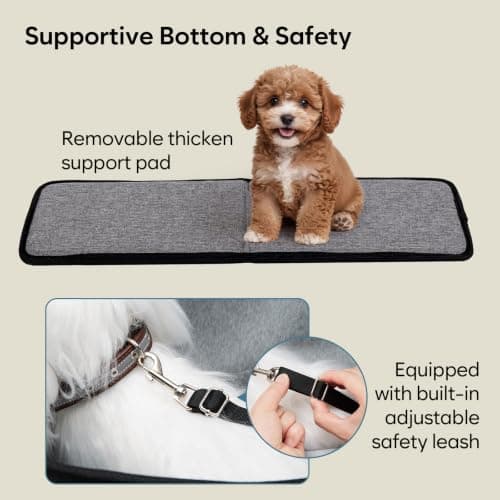 Ownpets XL Pet Carrier Handbag,Grey,Up to 20lbs — view 3