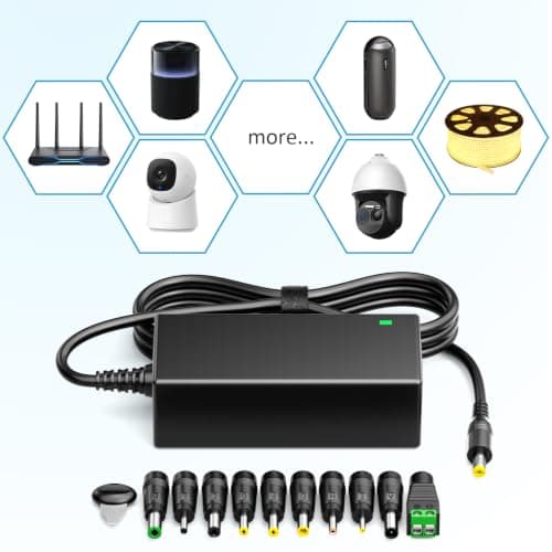 Zolt 45W 5V 6V 7.5V 9V 12V 13.5V 15V Universal Power Supply Adapter 3A Max — view 5