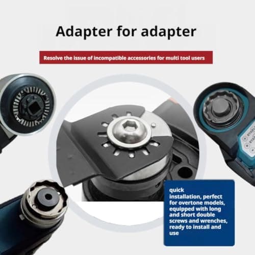 Carbon Steel Star Lock System, Oscillating Saw Blades Adapter Power Tools — view 5