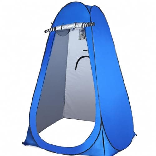 Shower Privacy Toilet Tent Beach Portable Changing Dressing Camping Pop Up tents Room Sun Sunshade Baby Outdoor Backpack Shelter Canopy (BLUE)