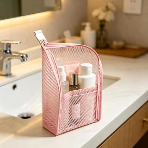 Toiletry Bag for Men Waterproof Mesh Cosmetic Pouch — view 3