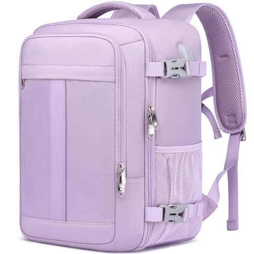 Ryanair Cabin Bag 40x20x25 Underseat 20L Small Travel Bag for Women, Purple