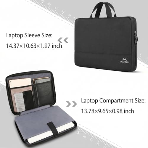 MATEIN Laptop Bag 14 Inch, 14 Inch Laptop Sleeve for Macbook Pro M5 Pro/Max — view 5